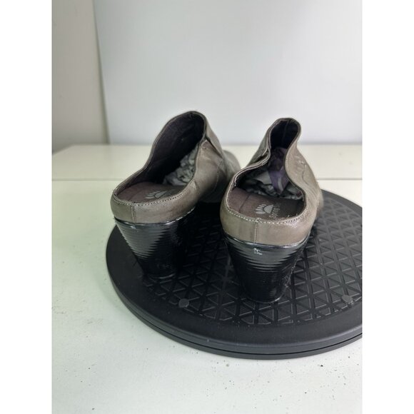 Spring Step Weekend Women's Size EU 41 (US 9.5) Low Heel Mules, Taupe. - Picture 3 of 9